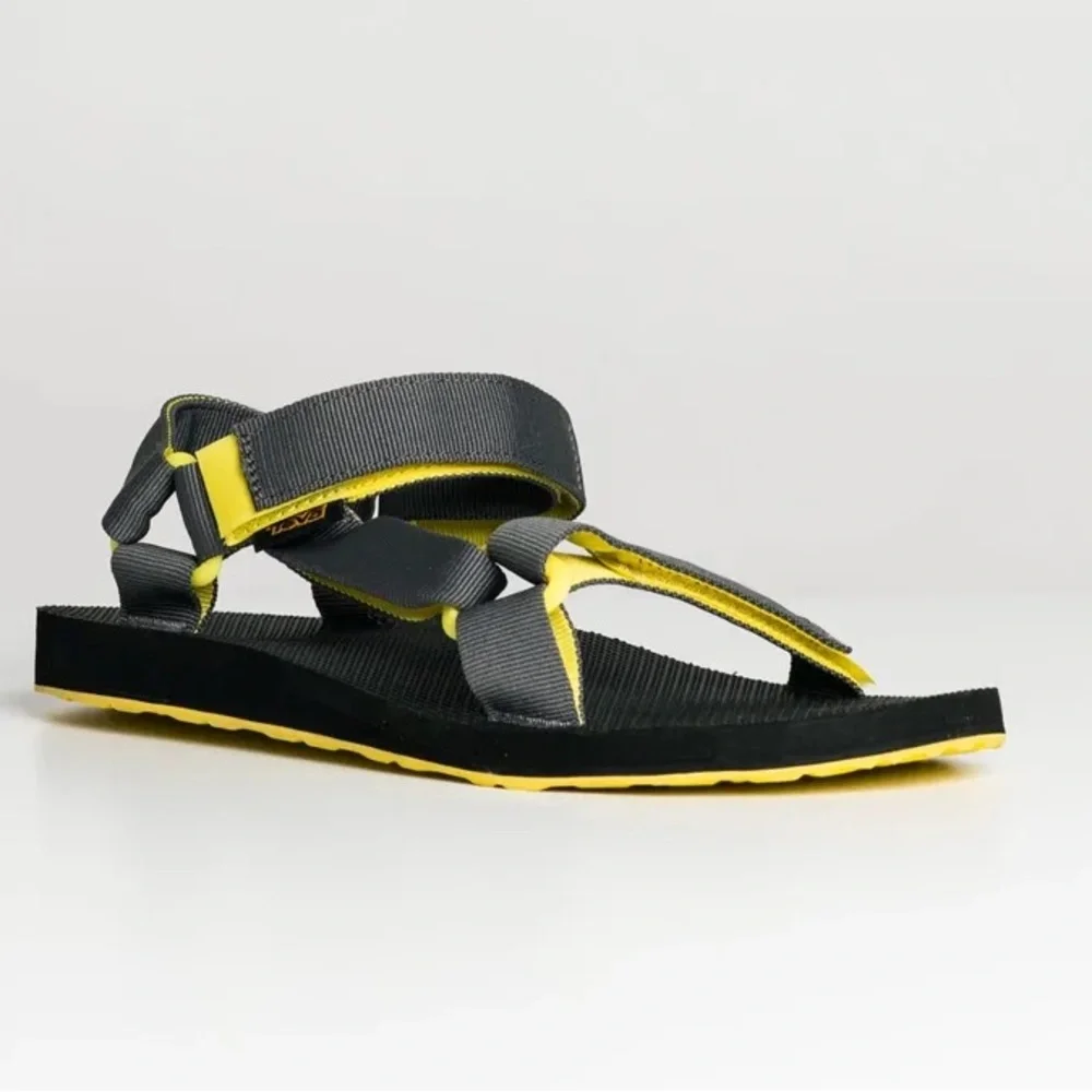 🖤🖤 Mens Teva Original Universal Sandal Grey/yellow Size 12